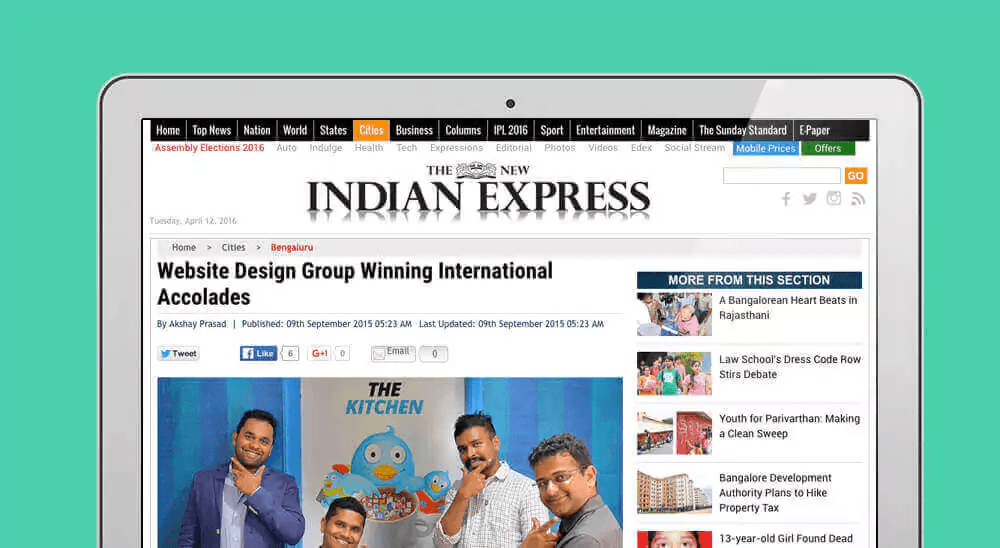 The New Indian Express - Appiness Interactive